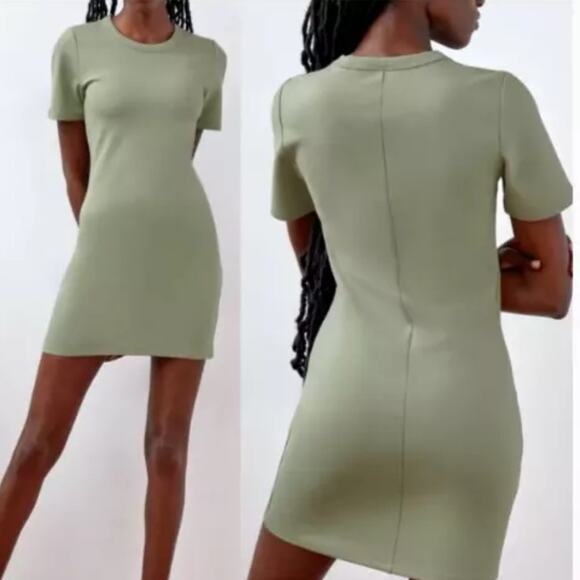 Aritzia Sunday Best Womens XS Callie Bodycon T-Shirt Mini Dress Basic Summer - Picture 1 of 6